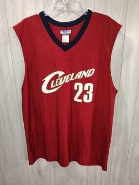 NBA Cleveland Cavaliers Number 23 LeBron James Jersey Size L Basketball